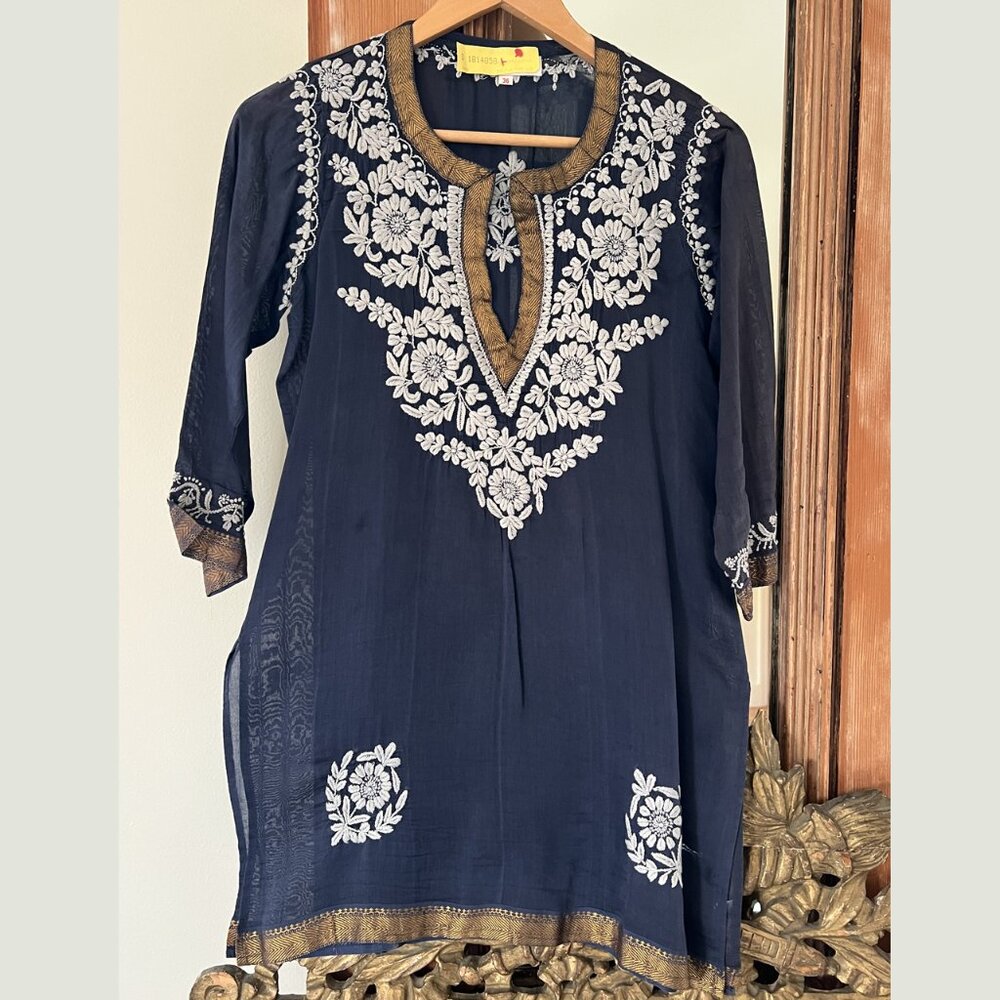 Exquisite Silk Crepe Amaya Tunic